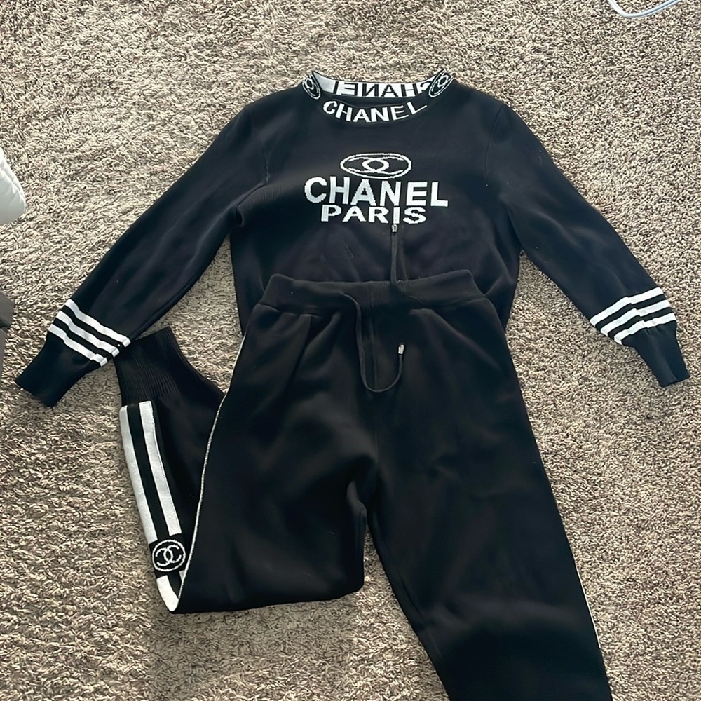 Chanel Paris 
Size: Small to Medium
Good Condition
Final Sale